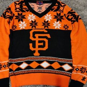 SF Giants V neck sweater